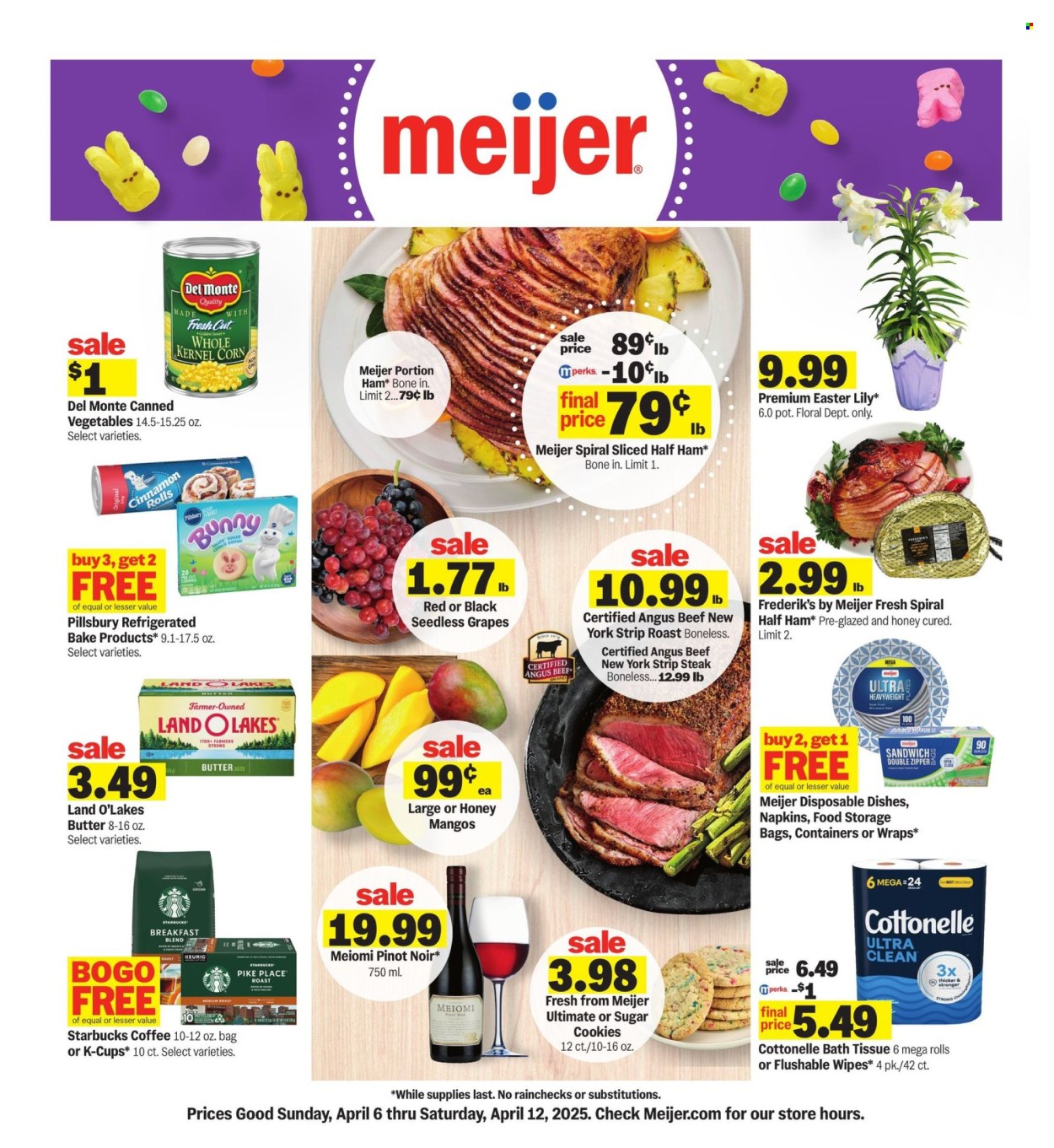 Meijer ad - 04/06/2025 - 04/12/2025. Page 1