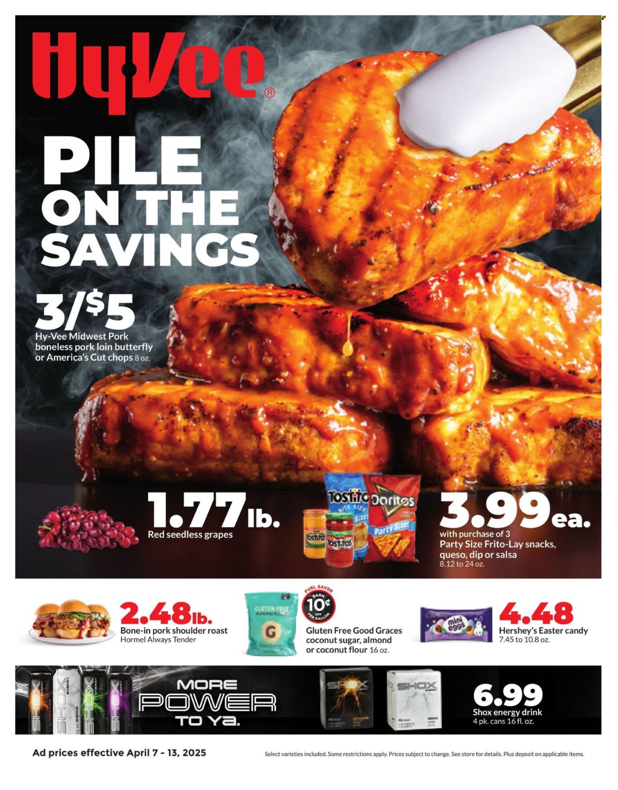 Hy-Vee ad - 04/07/2025 - 04/13/2025. Page 1