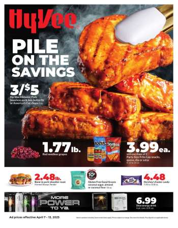 Hy-Vee Flyer - 04/07/2025 - 04/13/2025.