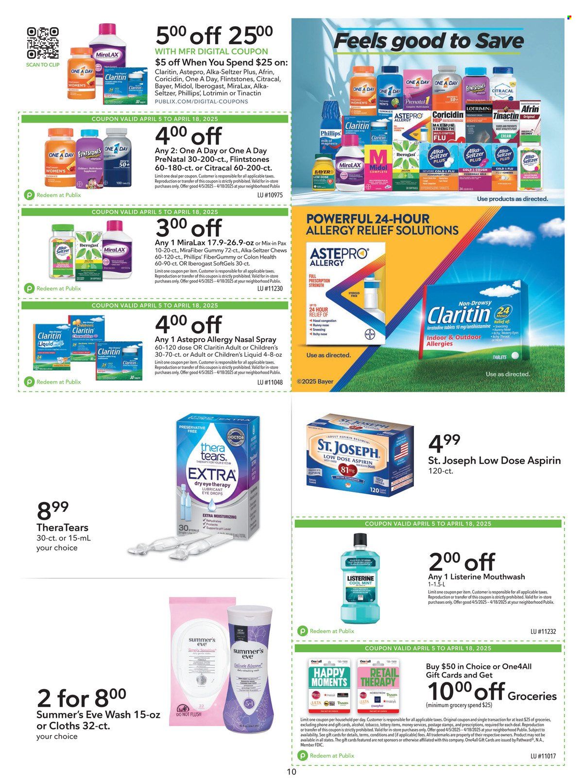 Publix ad - 04/05/2025 - 04/18/2025. Page 10