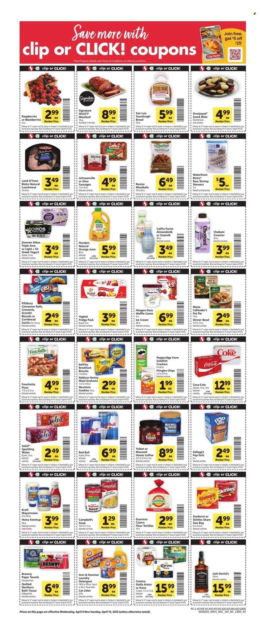 Safeway ad - 04/09/2025 - 04/15/2025. Page 3