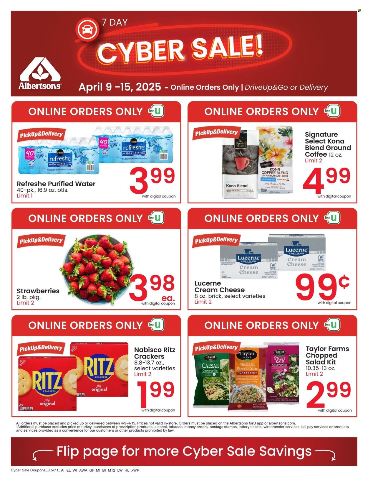 Albertsons ad - 04/09/2025 - 04/15/2025. Page 1