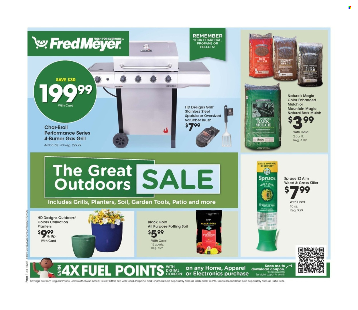 Fred Meyer ad - 04/09/2025 - 04/15/2025. Page 1