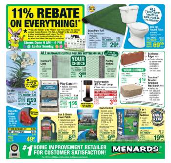 Menards Flyer - 04/10/2025 - 04/20/2025.