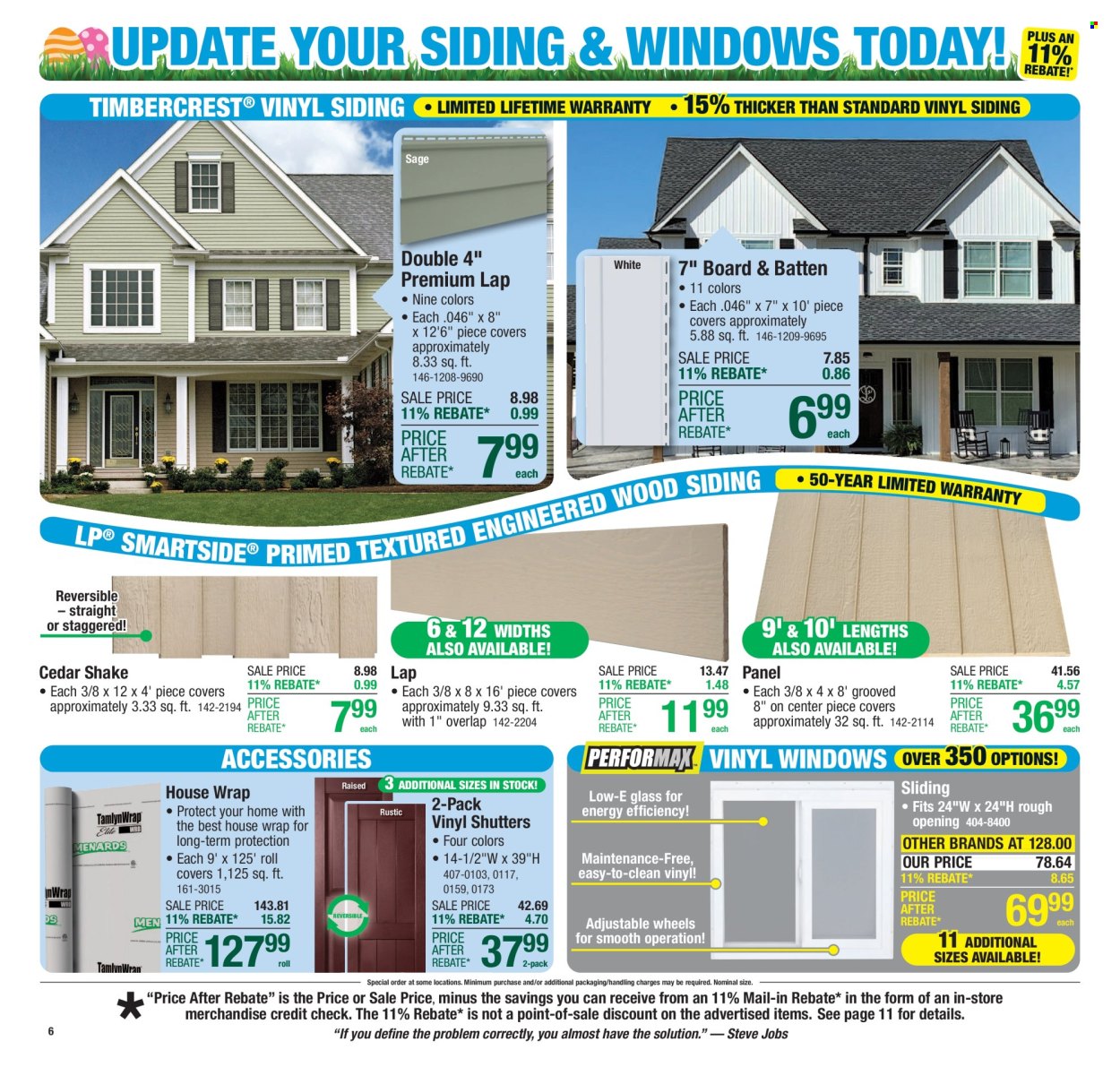 Menards ad - 04/10/2025 - 04/20/2025. Page 9