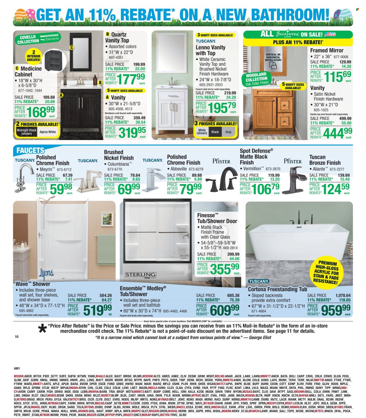 Menards ad - 04/10/2025 - 04/20/2025. Page 19