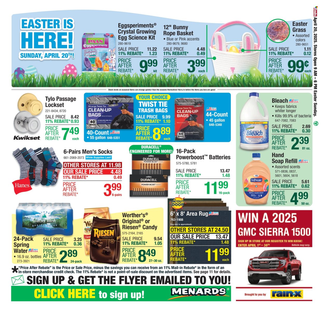 Menards ad - 04/10/2025 - 04/20/2025. Page 24
