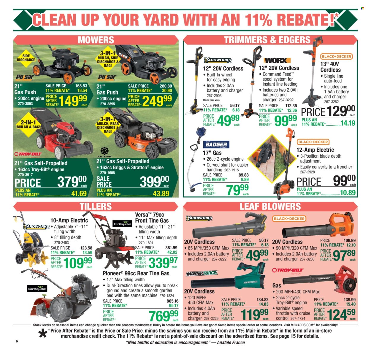 Menards ad - 04/03/2025 - 04/13/2025. Page 11