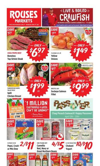 Rouses Markets Flyer - 04/09/2025 - 04/16/2025.