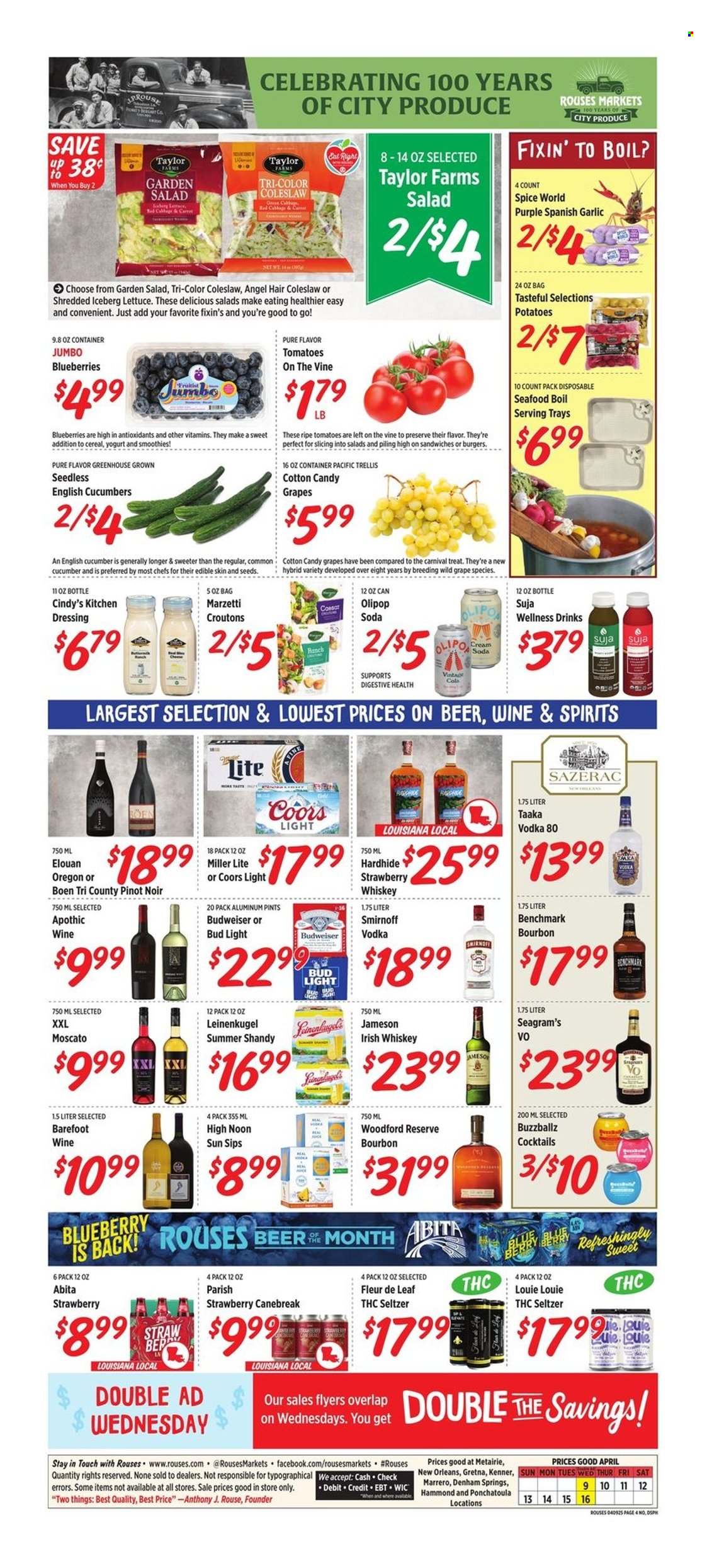 Rouses Markets ad - 04/09/2025 - 04/16/2025. Page 4