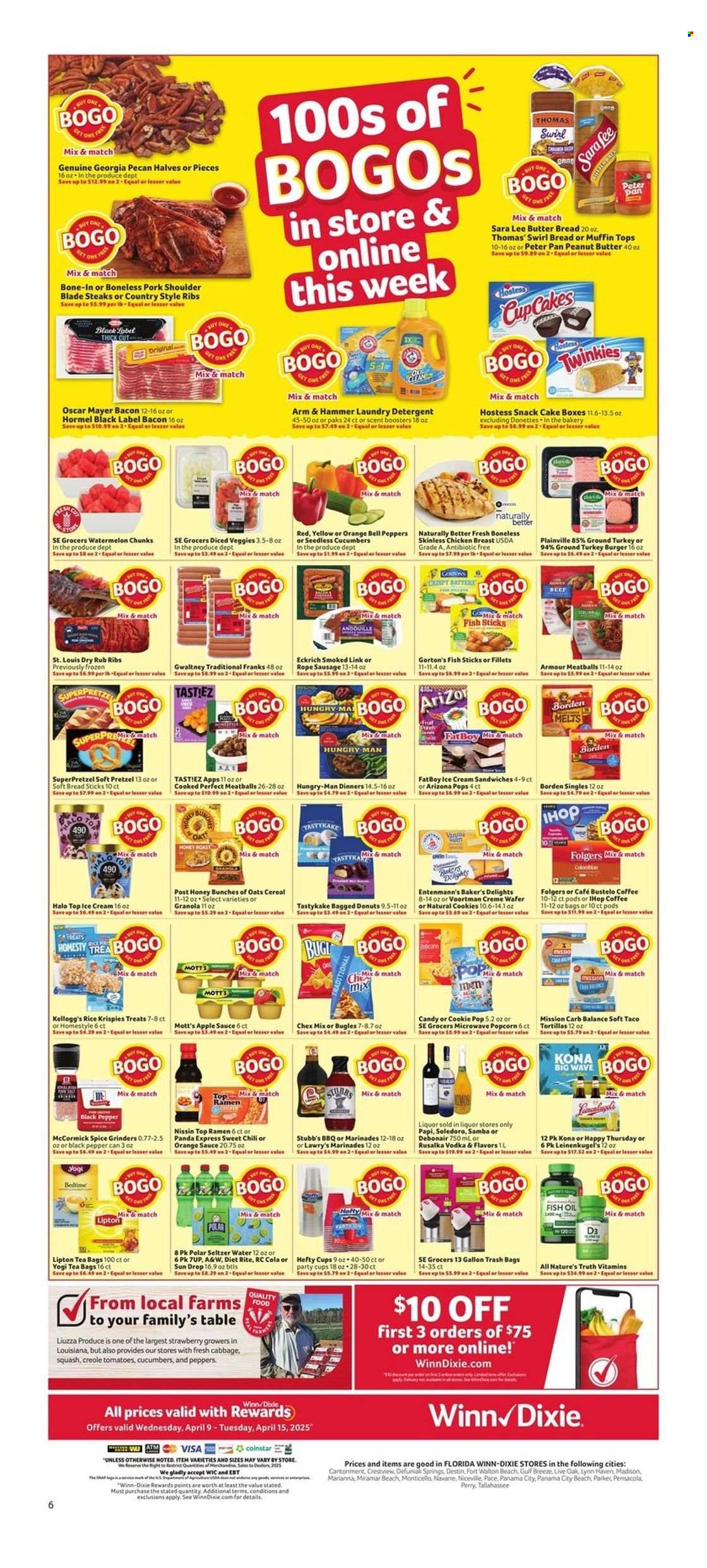 Winn Dixie ad - 04/09/2025 - 04/15/2025. Page 8