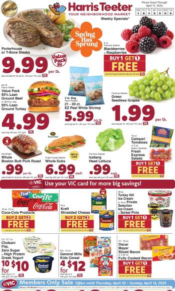 Harris Teeter Flyer - 04/09/2025 - 04/15/2025.