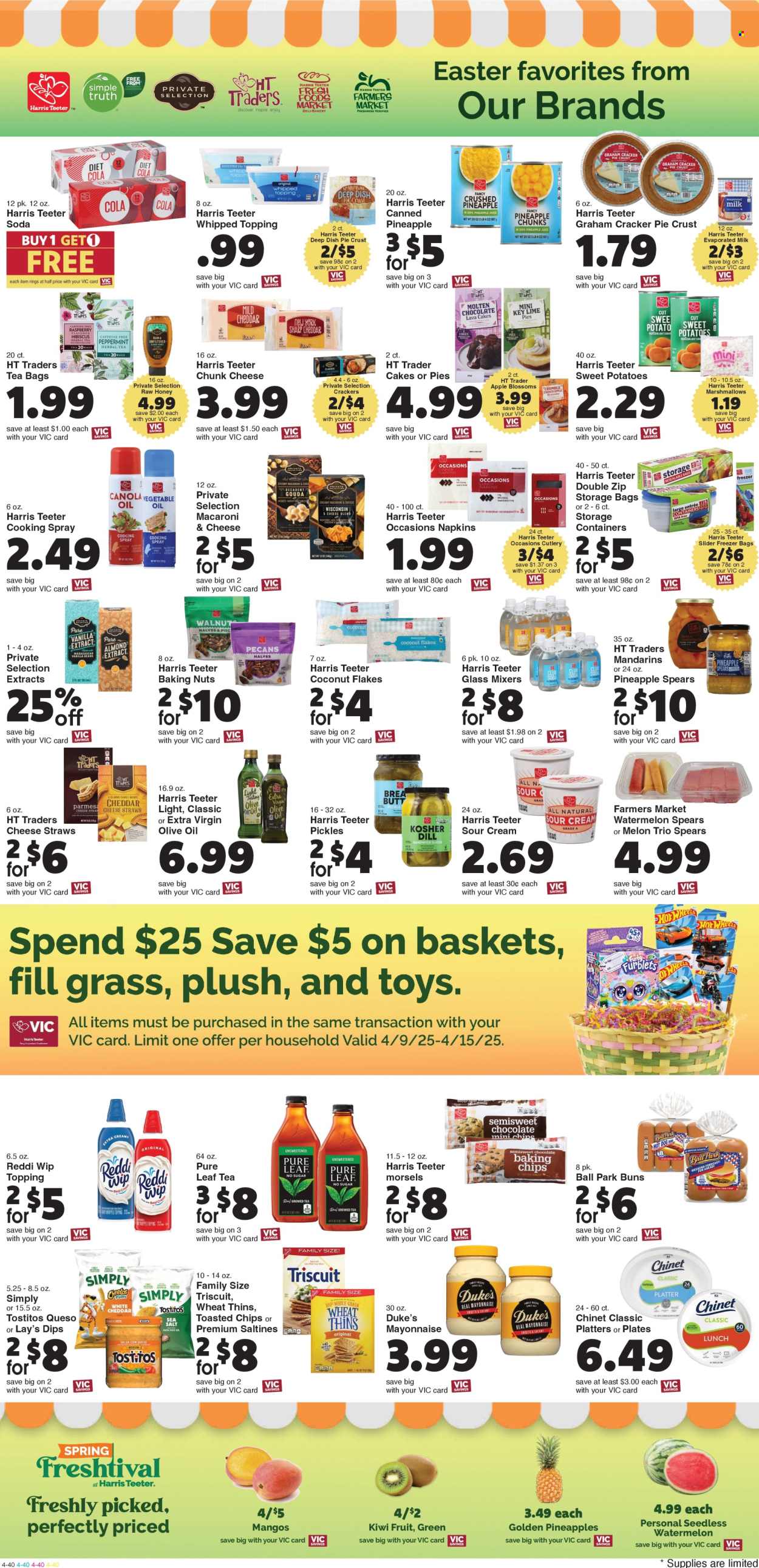 Harris Teeter ad - 04/09/2025 - 04/15/2025. Page 6