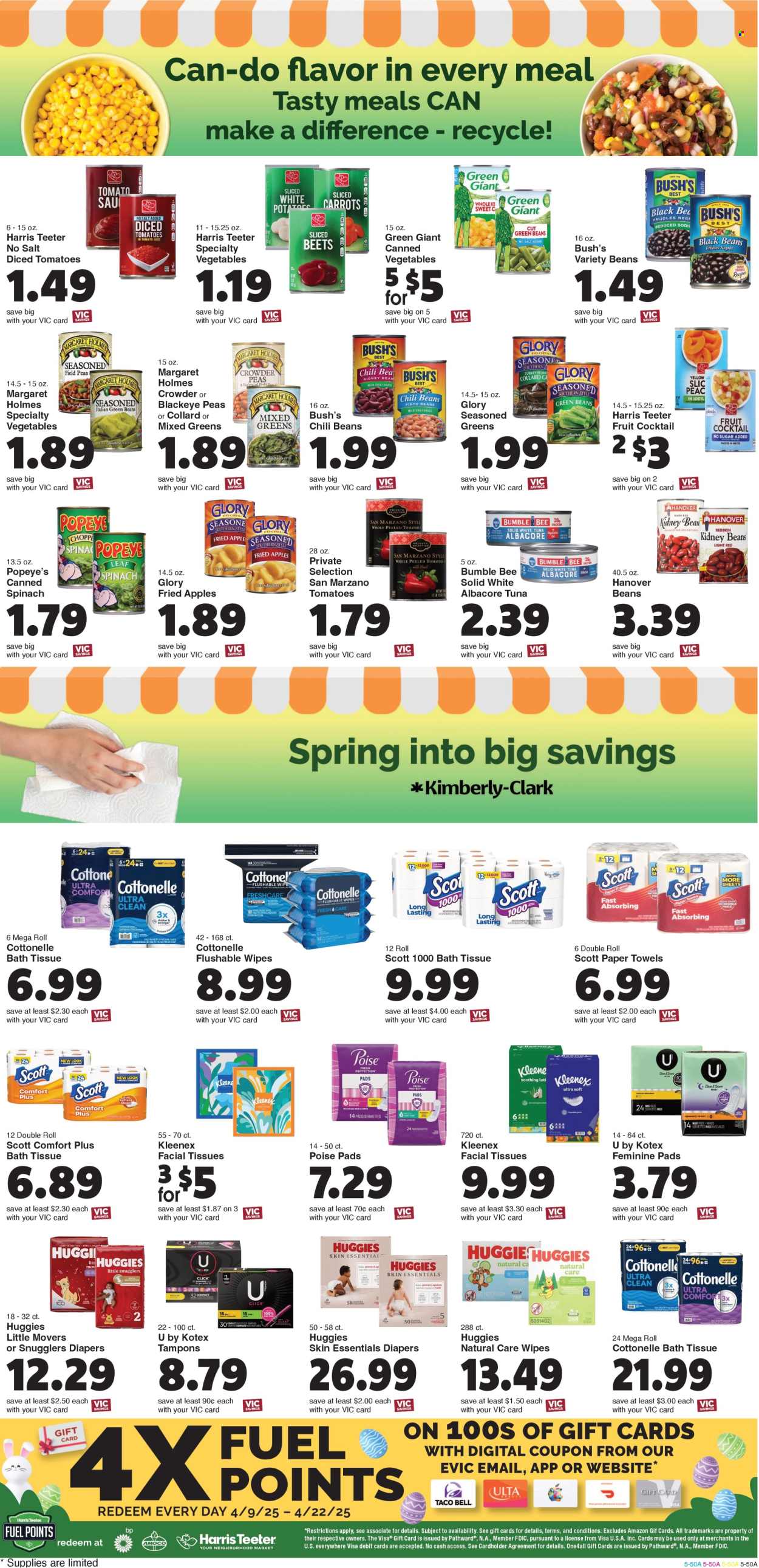 Harris Teeter ad - 04/09/2025 - 04/15/2025. Page 10