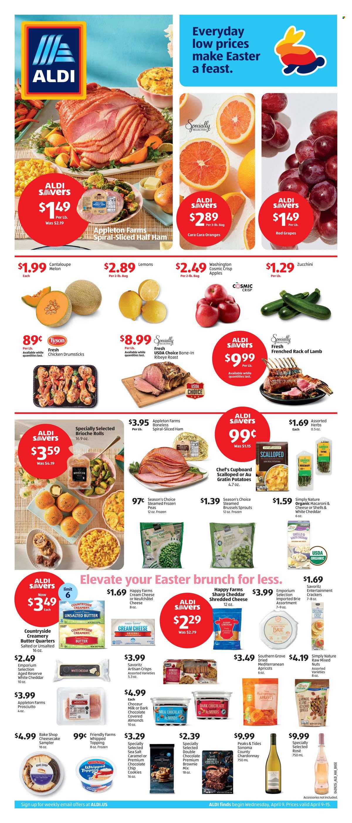 ALDI ad - 04/09/2025 - 04/15/2025. Page 1