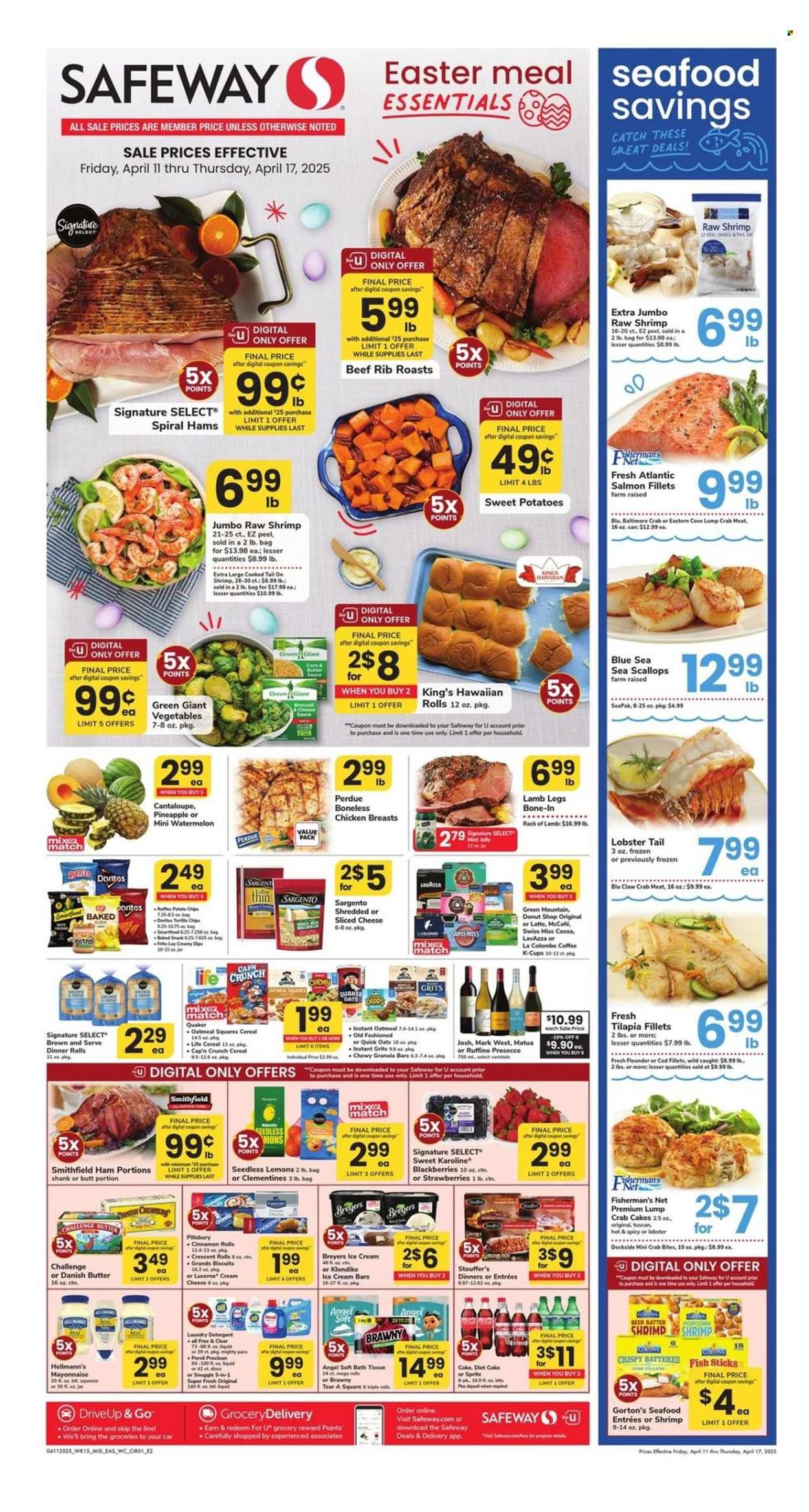 Safeway ad - 04/11/2025 - 04/17/2025. Page 1