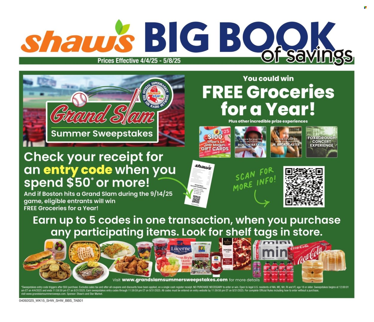 Shaw’s ad - 04/04/2025 - 05/08/2025. Page 1