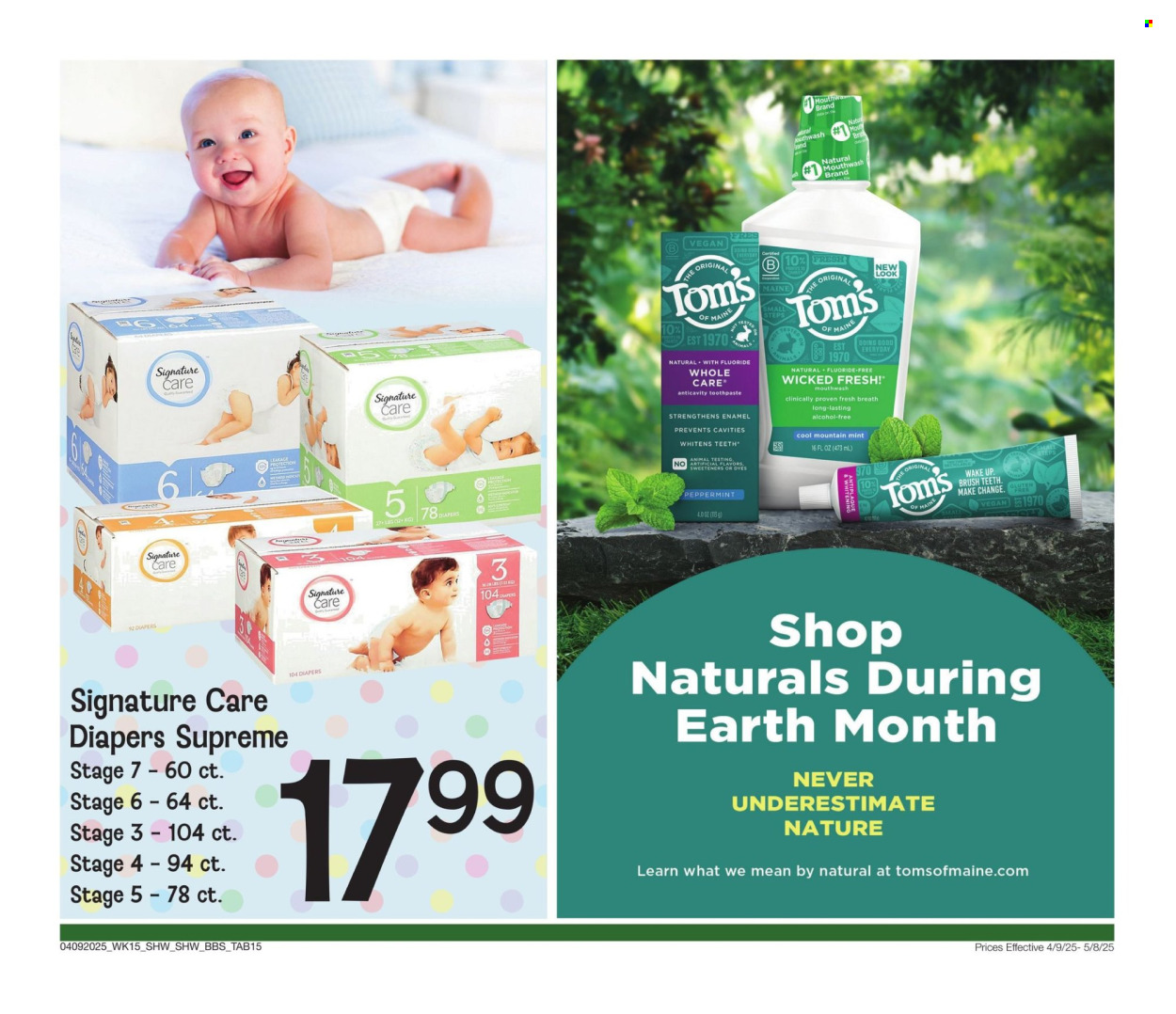 Shaw’s ad - 04/04/2025 - 05/08/2025. Page 15