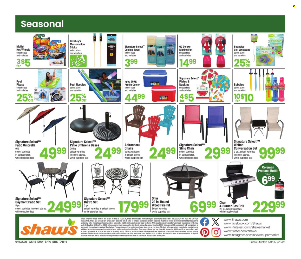 Shaw’s ad - 04/04/2025 - 05/08/2025. Page 16