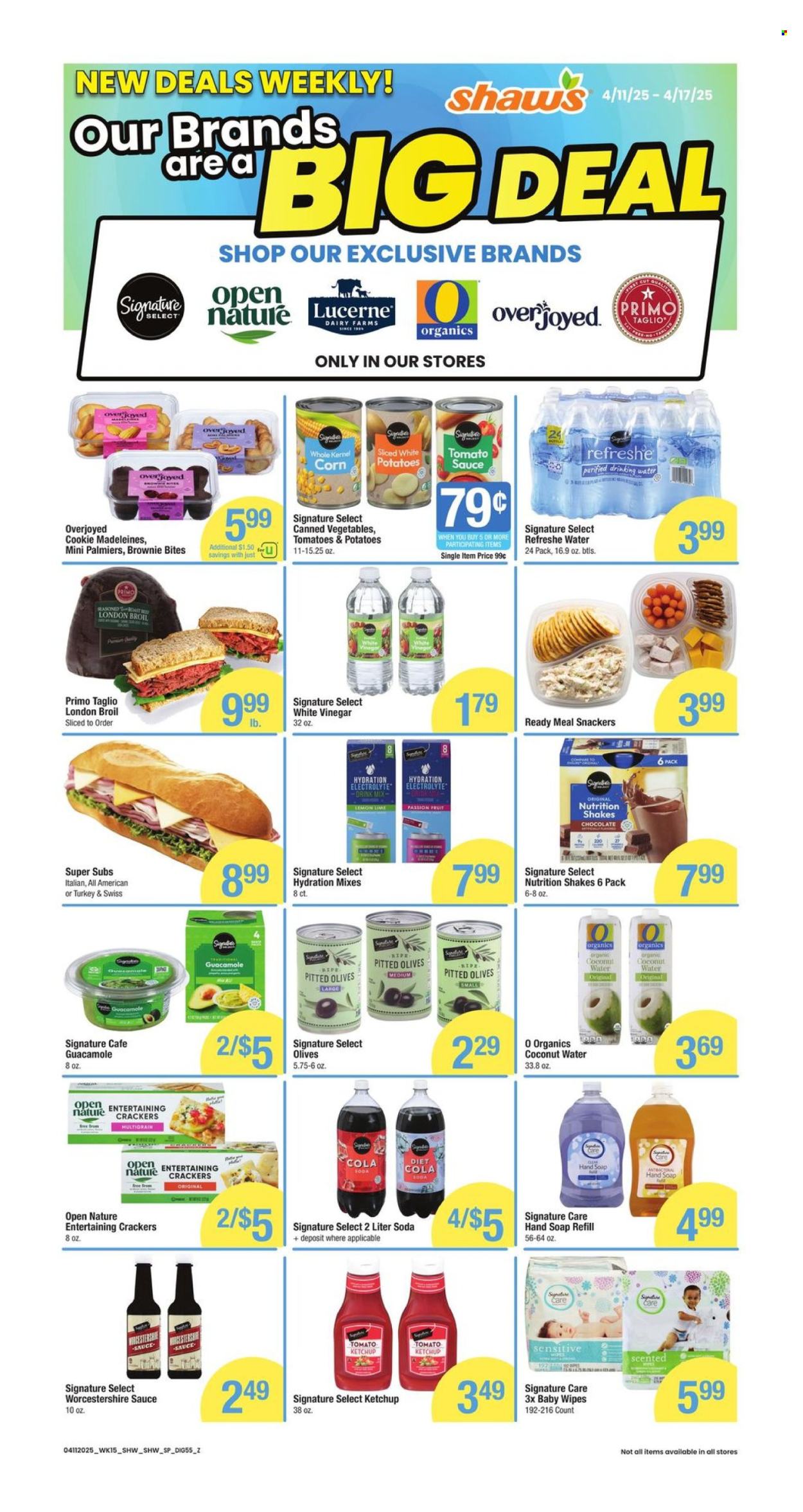 Shaw’s ad - 04/11/2025 - 04/17/2025. Page 1