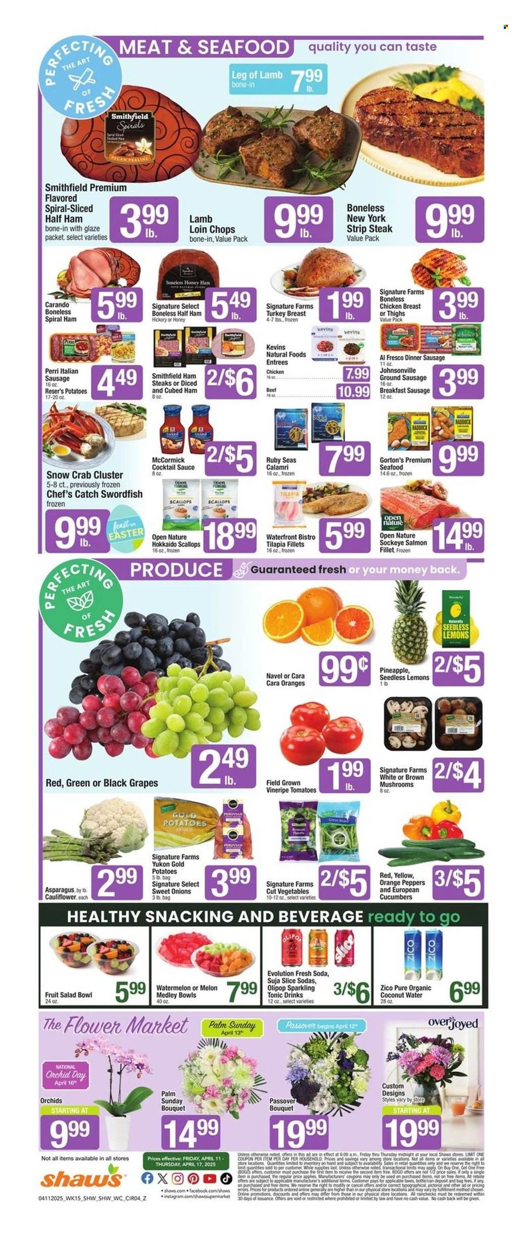 Shaw’s ad - 04/11/2025 - 04/17/2025. Page 4