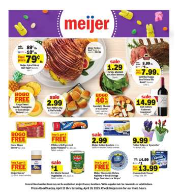Meijer Flyer - 04/13/2025 - 04/19/2025.