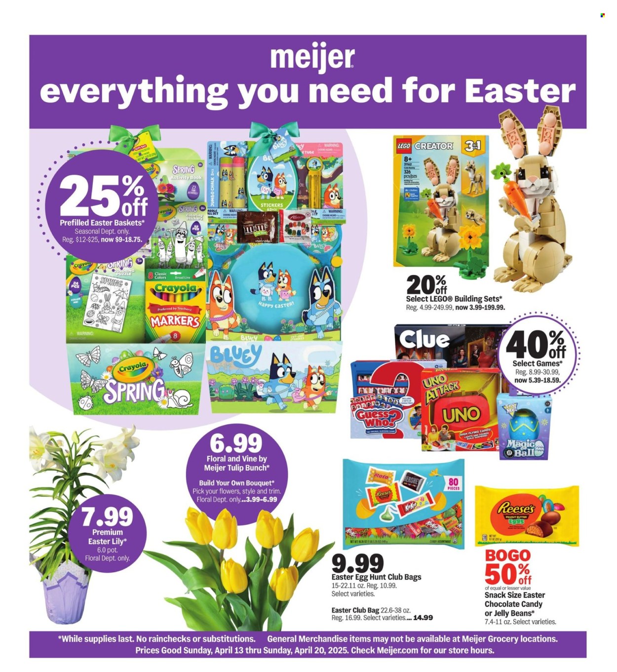 Meijer ad - 04/13/2025 - 04/20/2025. Page 1