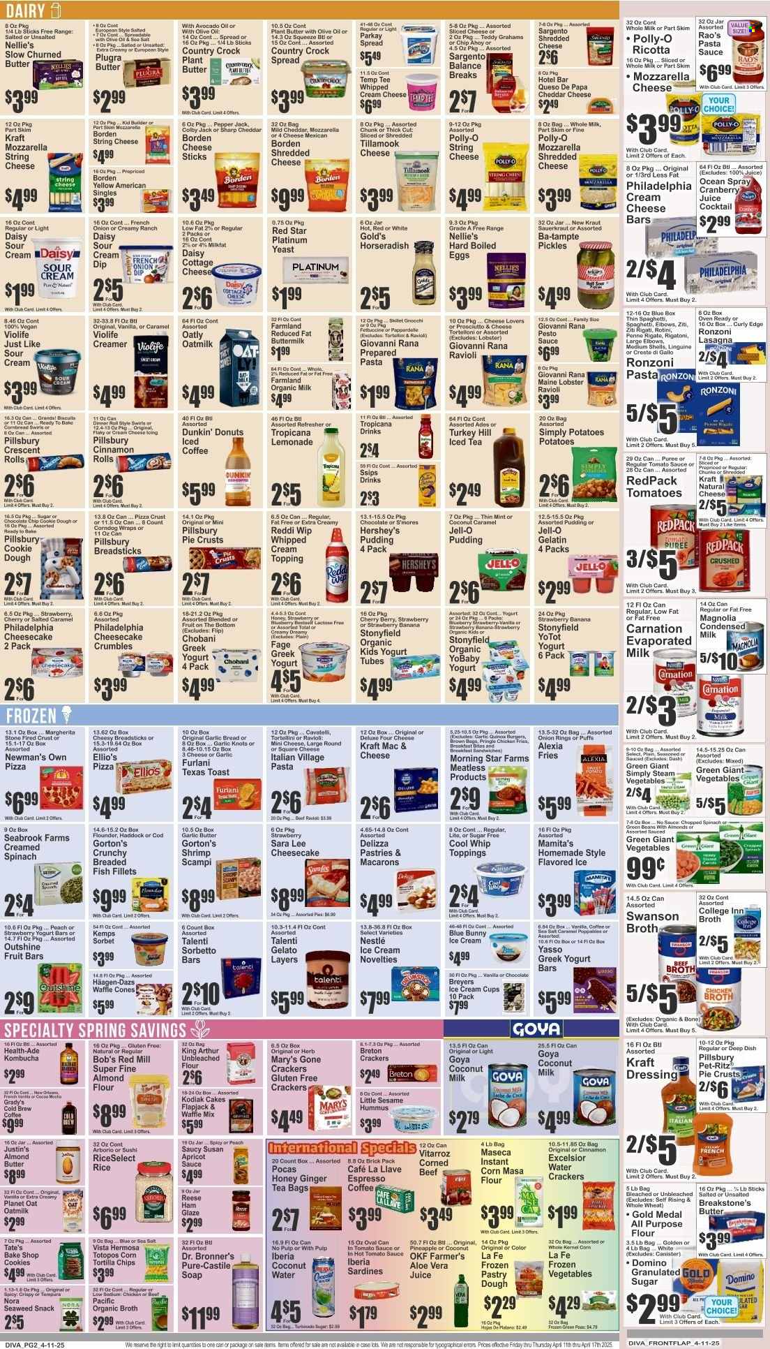 Key Food ad - 04/11/2025 - 04/17/2025. Page 2