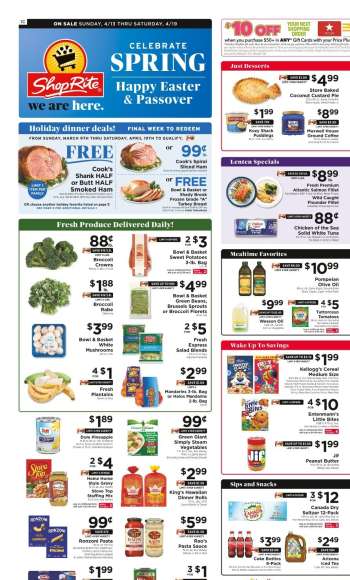 ShopRite Flyer - 04/13/2025 - 04/19/2025.