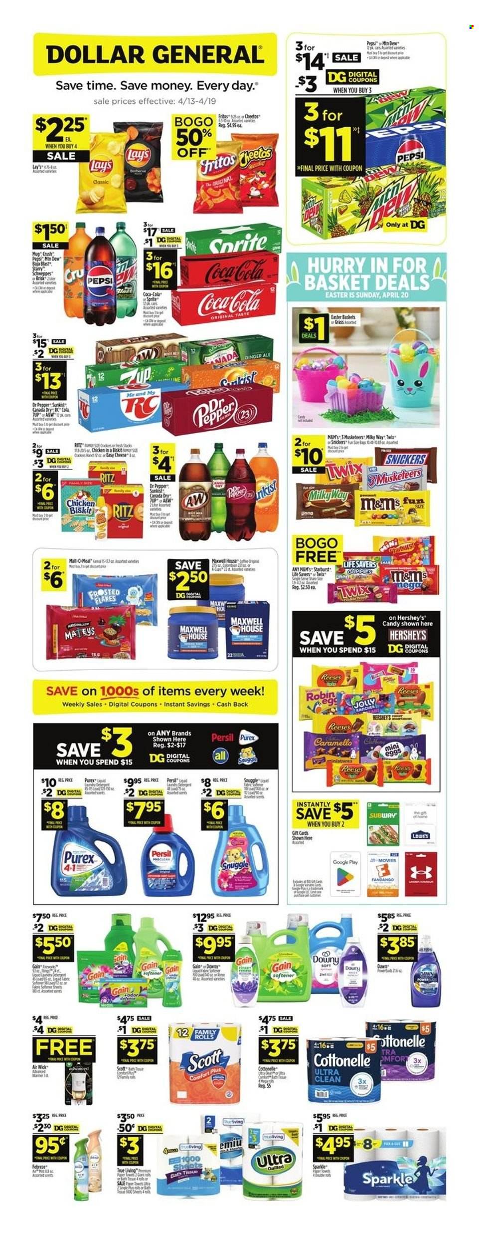Dollar General ad - 04/13/2025 - 04/19/2025. Page 1