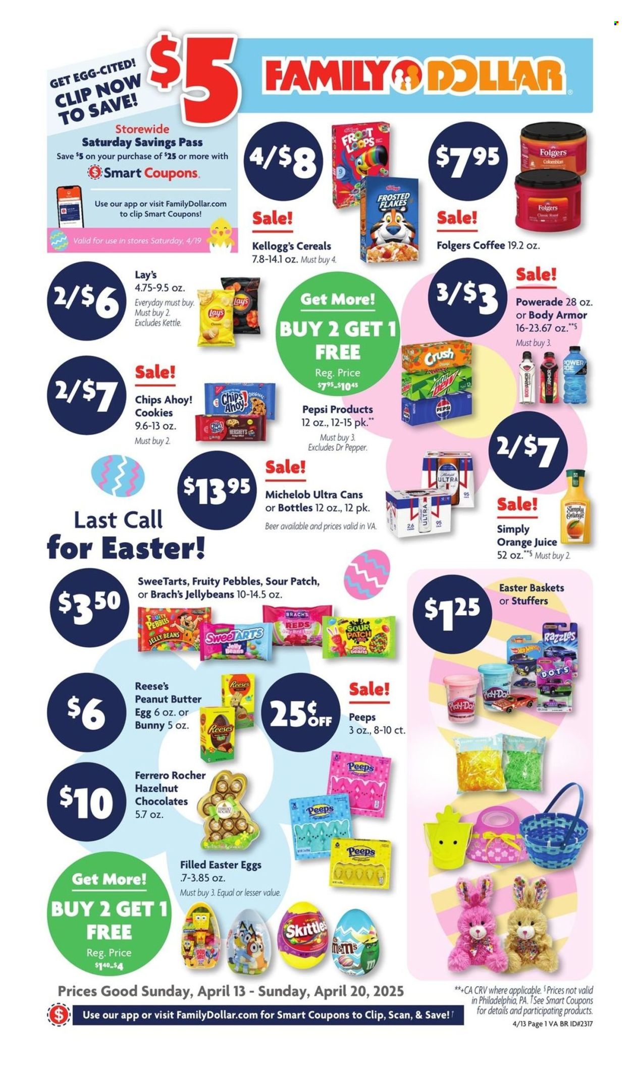 Family Dollar ad - 04/13/2025 - 04/20/2025. Page 1