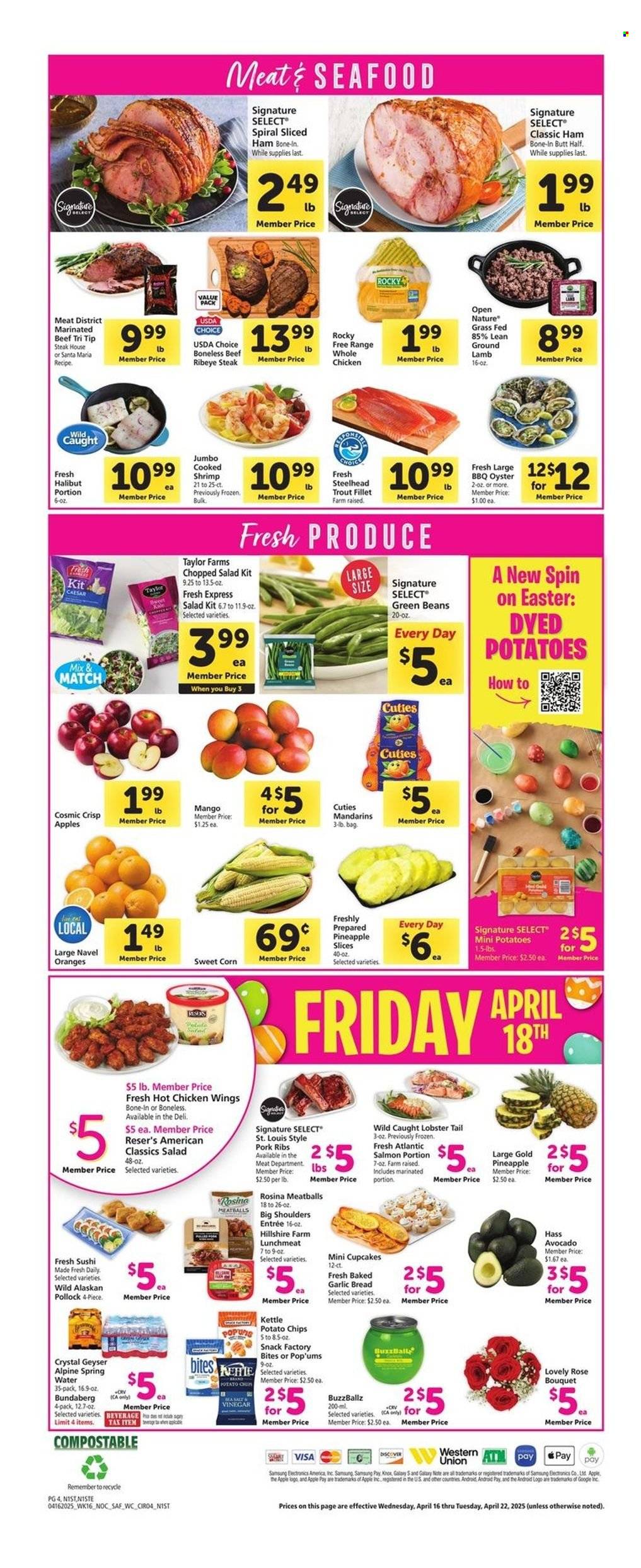 Safeway ad - 04/16/2025 - 04/22/2025. Page 6