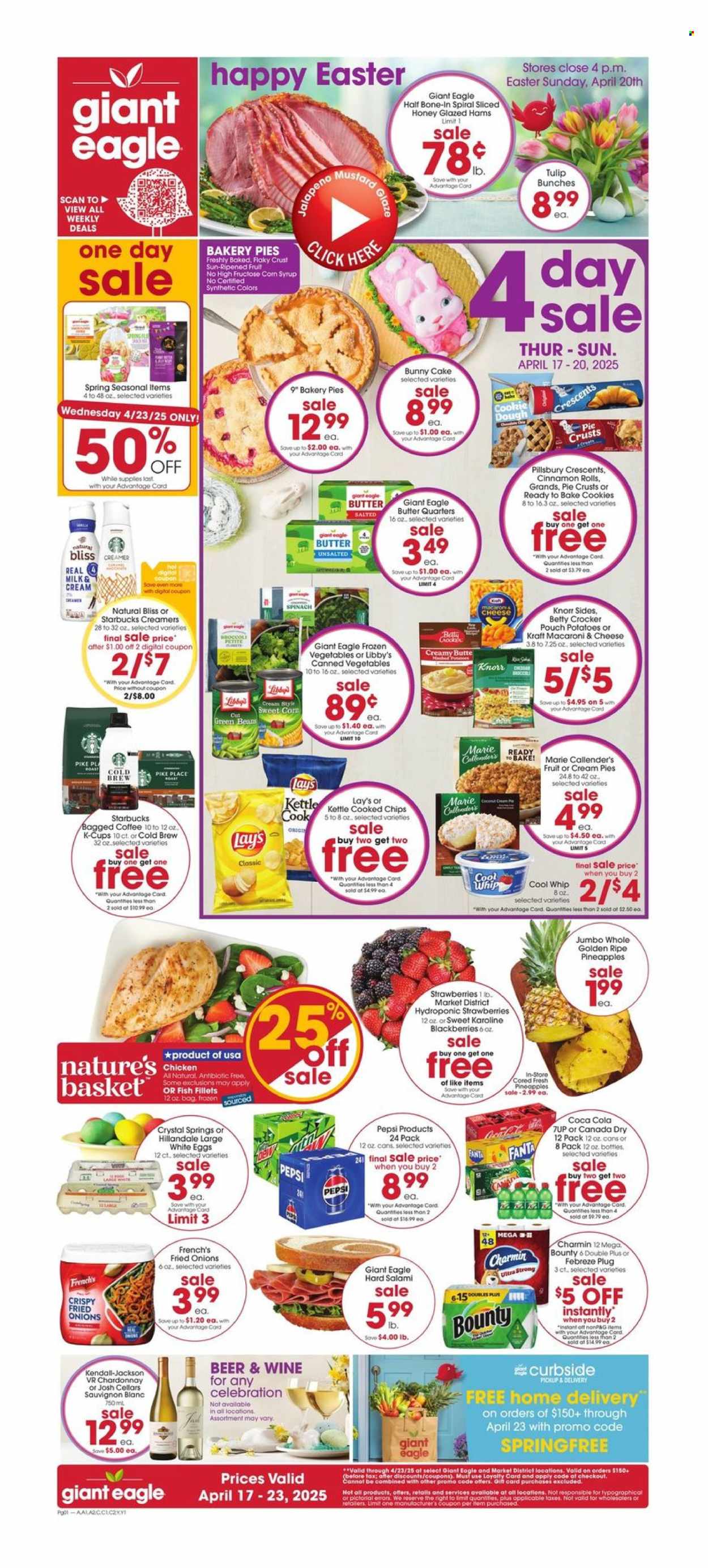 Giant Eagle ad - 04/17/2025 - 04/23/2025. Page 1