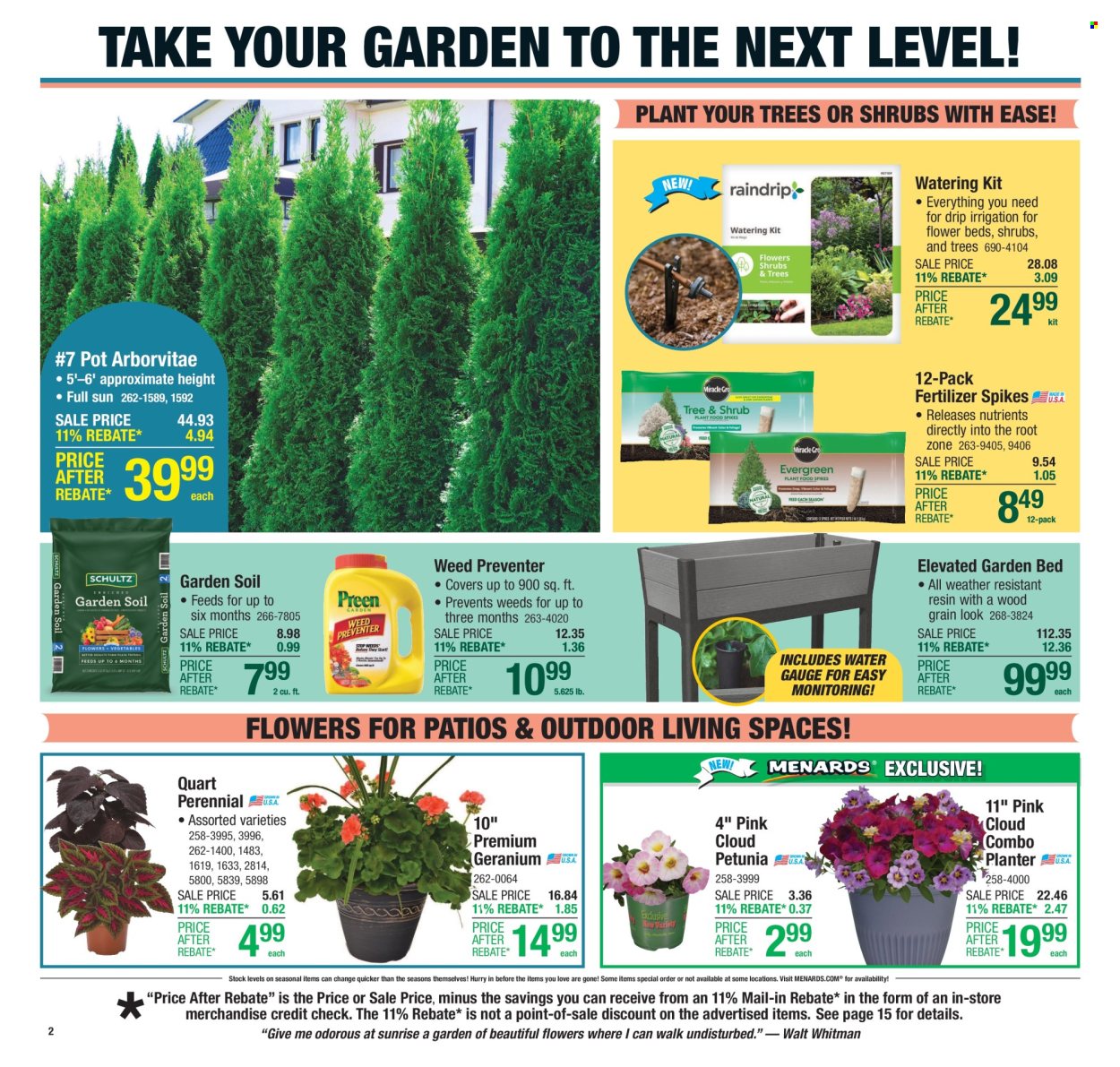 Menards ad - 04/17/2025 - 04/27/2025. Page 4