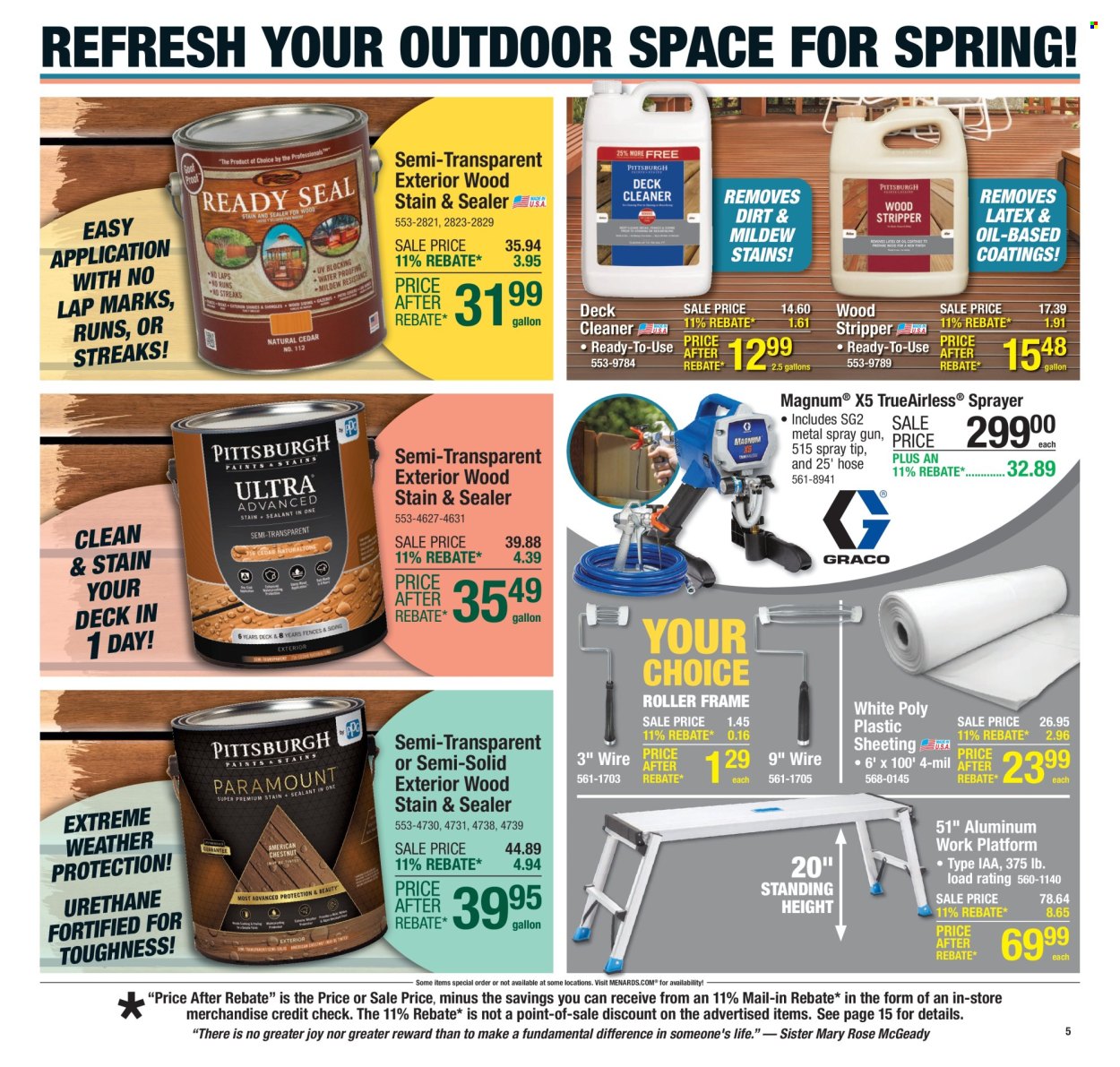 Menards ad - 04/17/2025 - 04/27/2025. Page 10