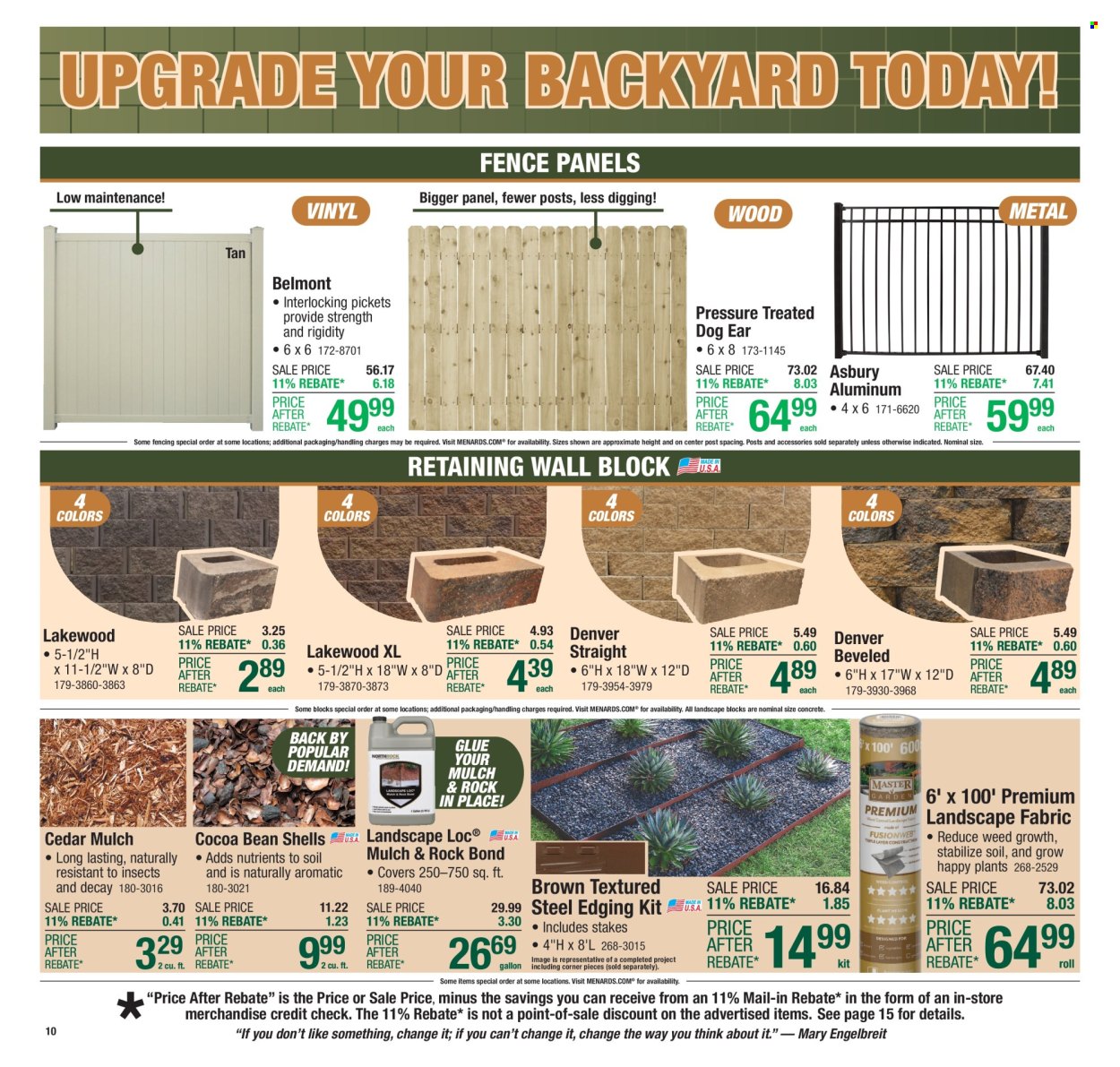 Menards ad - 04/17/2025 - 04/27/2025. Page 17