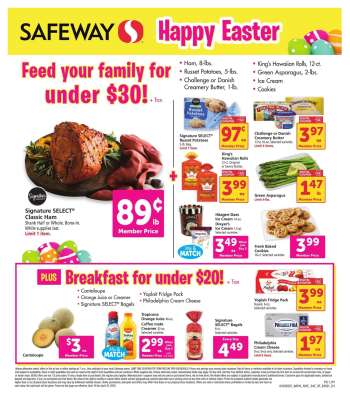 Safeway Flyer - 04/16/2025 - 04/22/2025.
