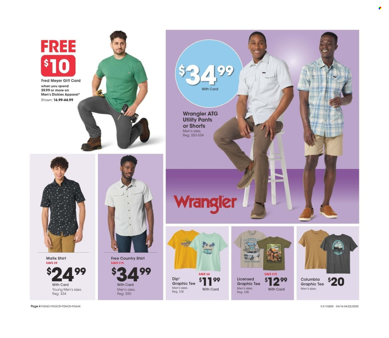 Fred Meyer ad - 04/16/2025 - 04/22/2025. Page 4