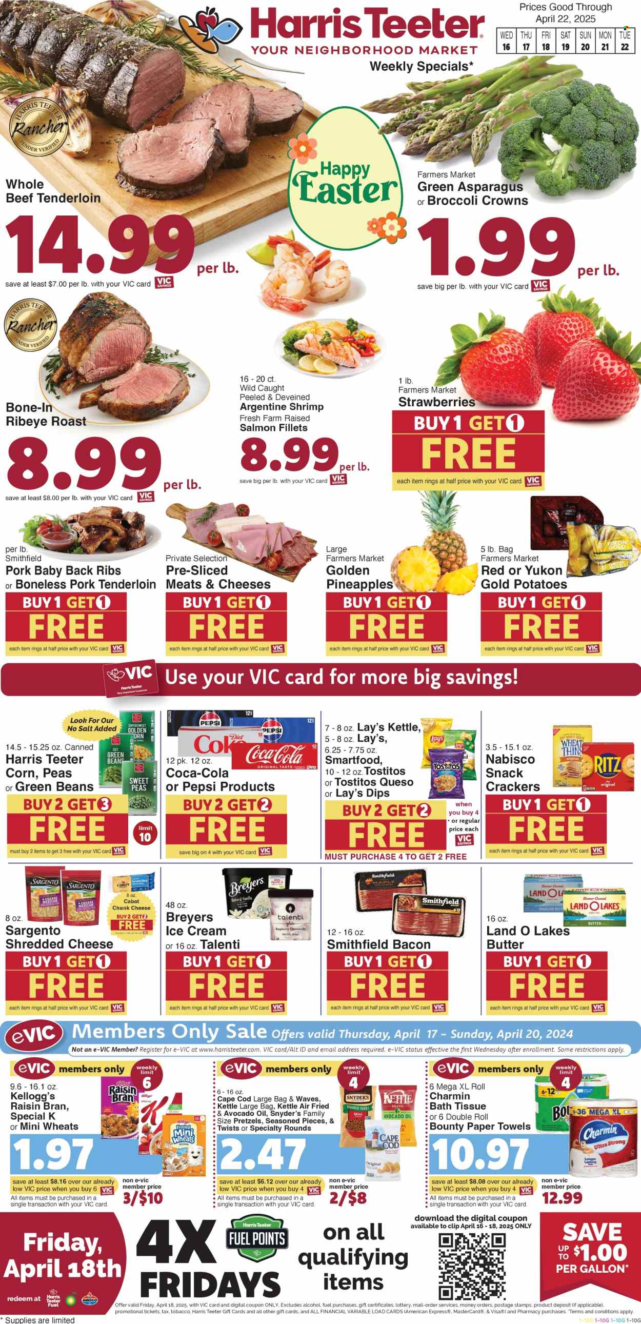 Harris Teeter ad - 04/16/2025 - 04/22/2025. Page 1