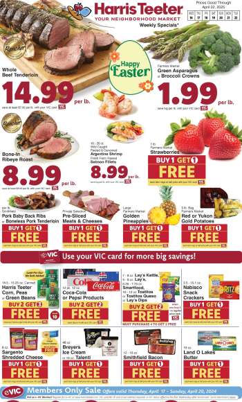 Harris Teeter Flyer - 04/16/2025 - 04/22/2025.