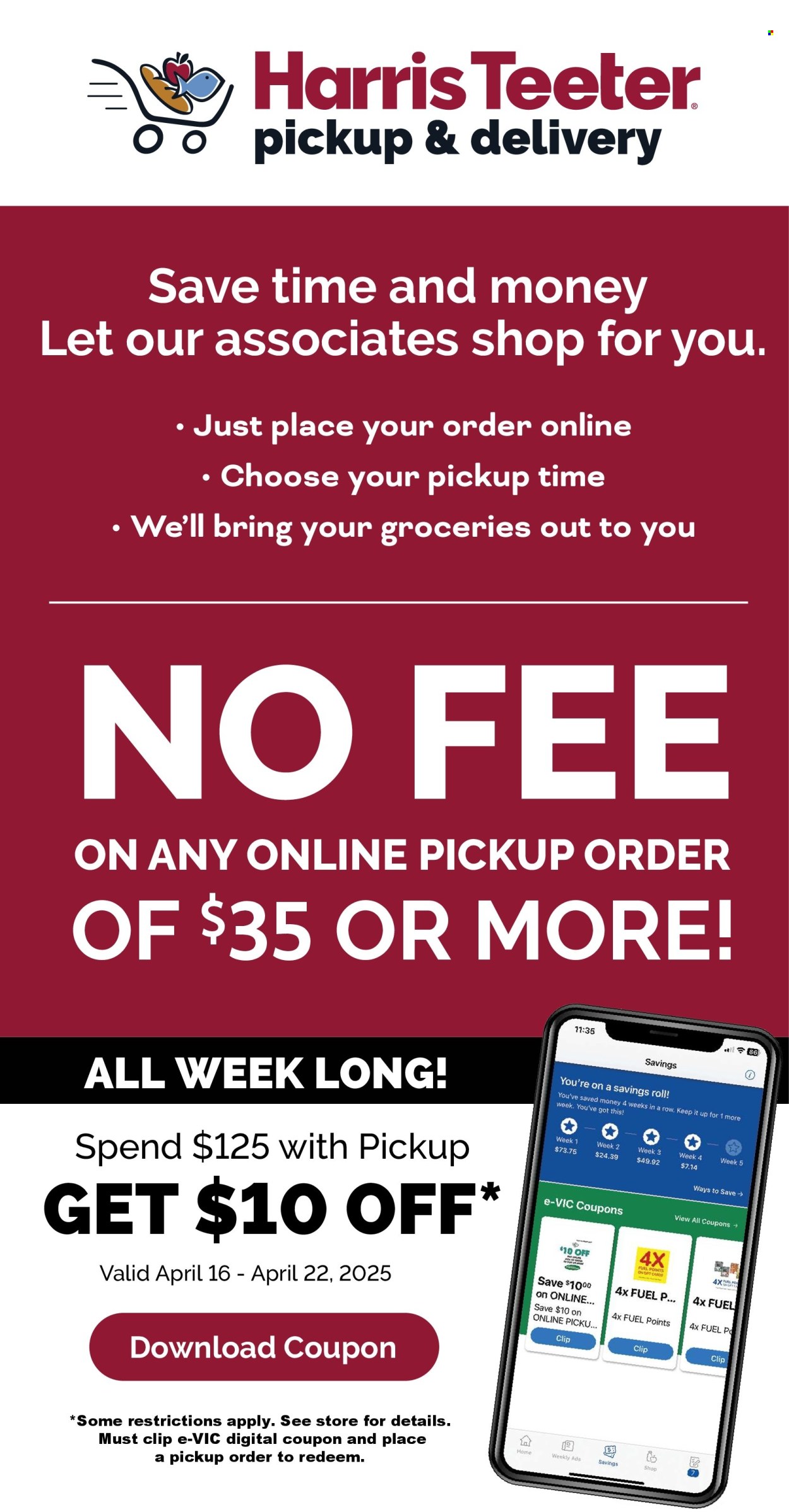 Harris Teeter ad - 04/16/2025 - 04/22/2025. Page 7