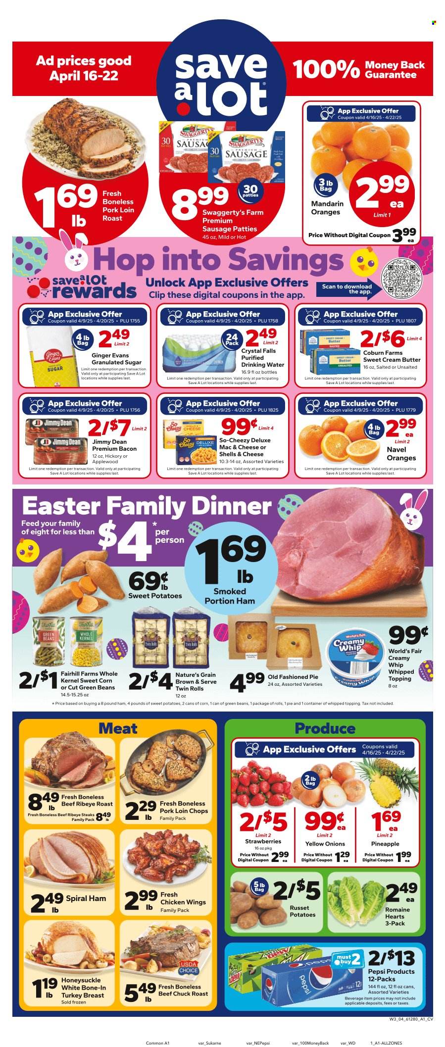 Save a Lot ad - 04/16/2025 - 04/22/2025. Page 1