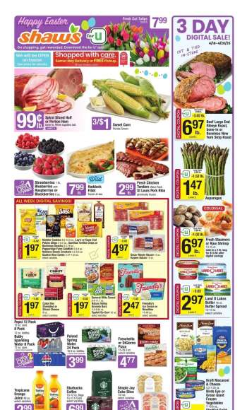 Shaw’s Flyer - 04/18/2025 - 04/24/2025.