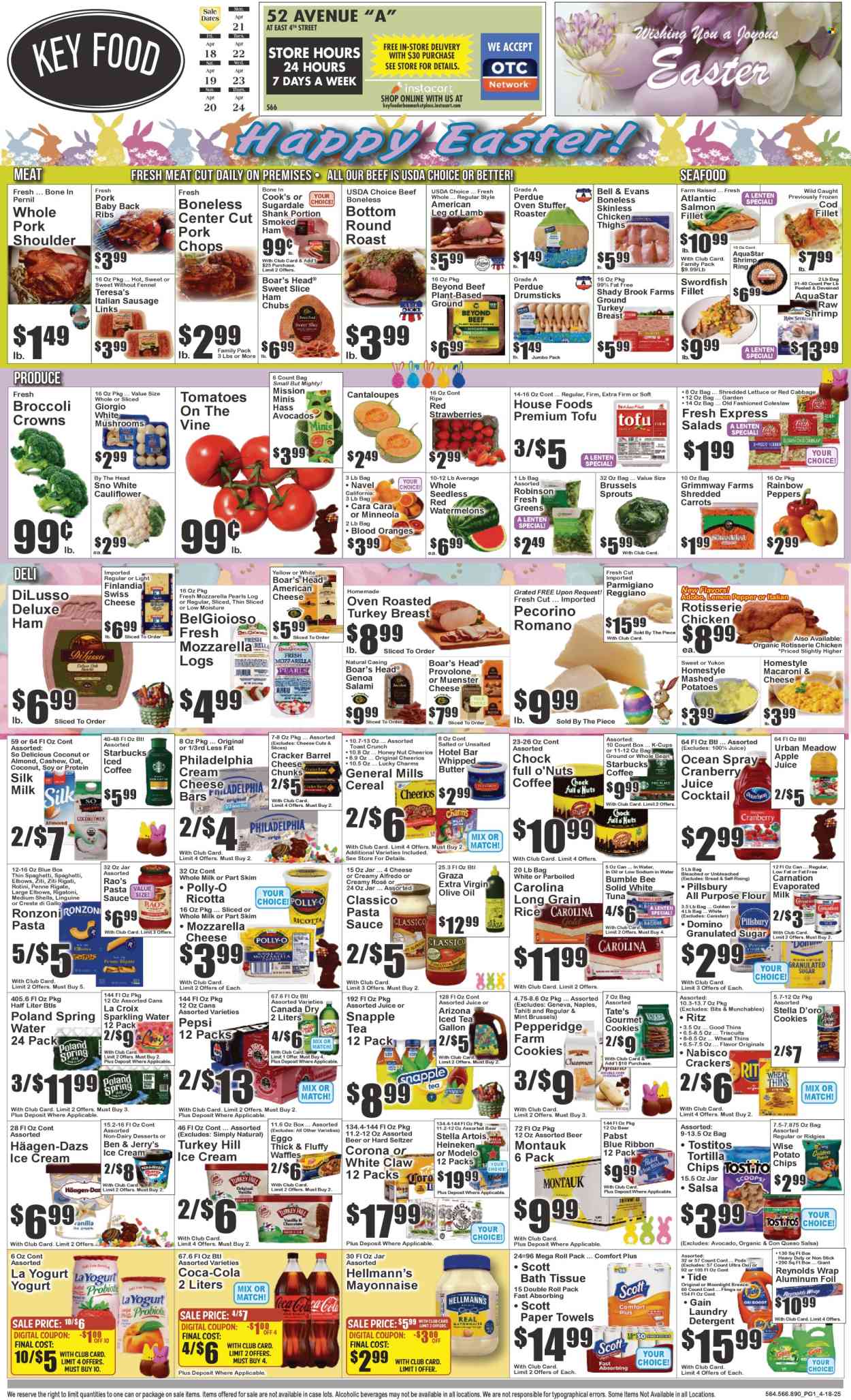 Key Food ad - 04/18/2025 - 04/24/2025. Page 1