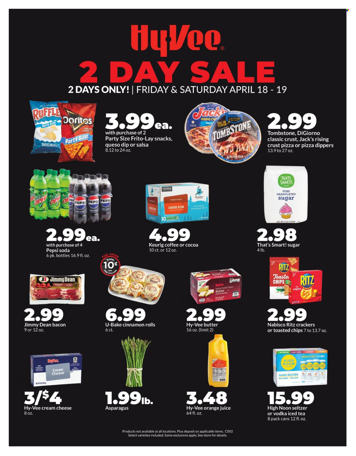Hy-Vee ad - 04/18/2025 - 04/19/2025. Page 1
