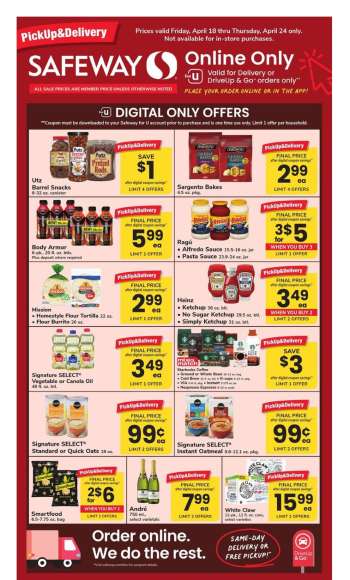 Safeway Flyer - 04/18/2025 - 04/24/2025.