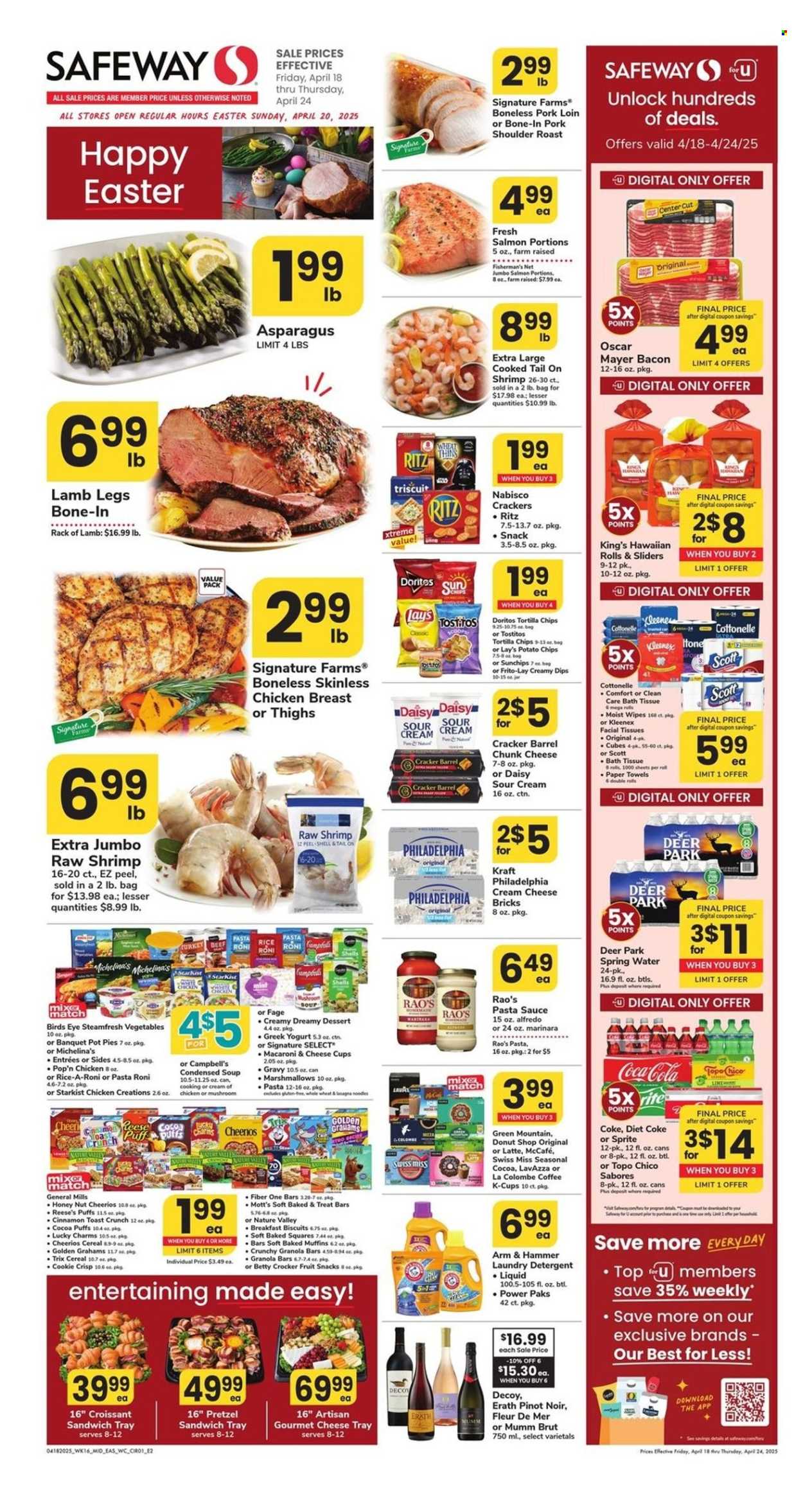 Safeway ad - 04/18/2025 - 04/24/2025. Page 1