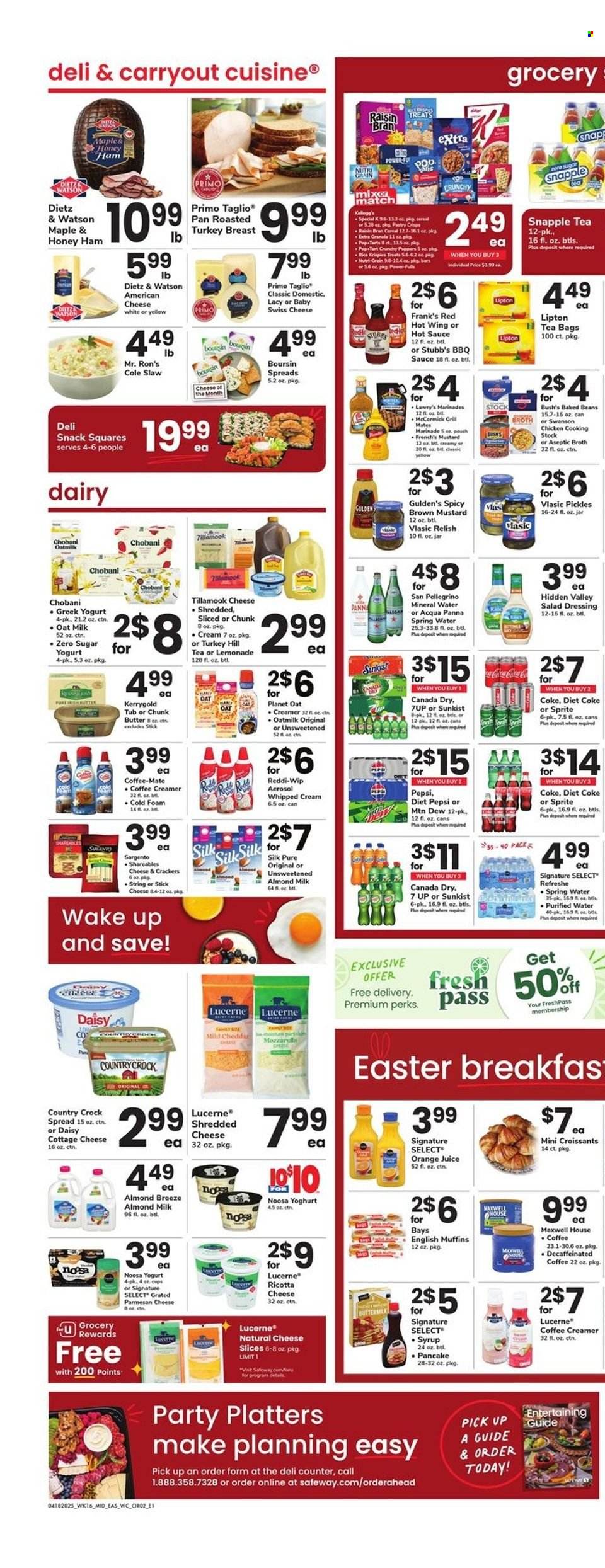 Safeway ad - 04/18/2025 - 04/24/2025. Page 2