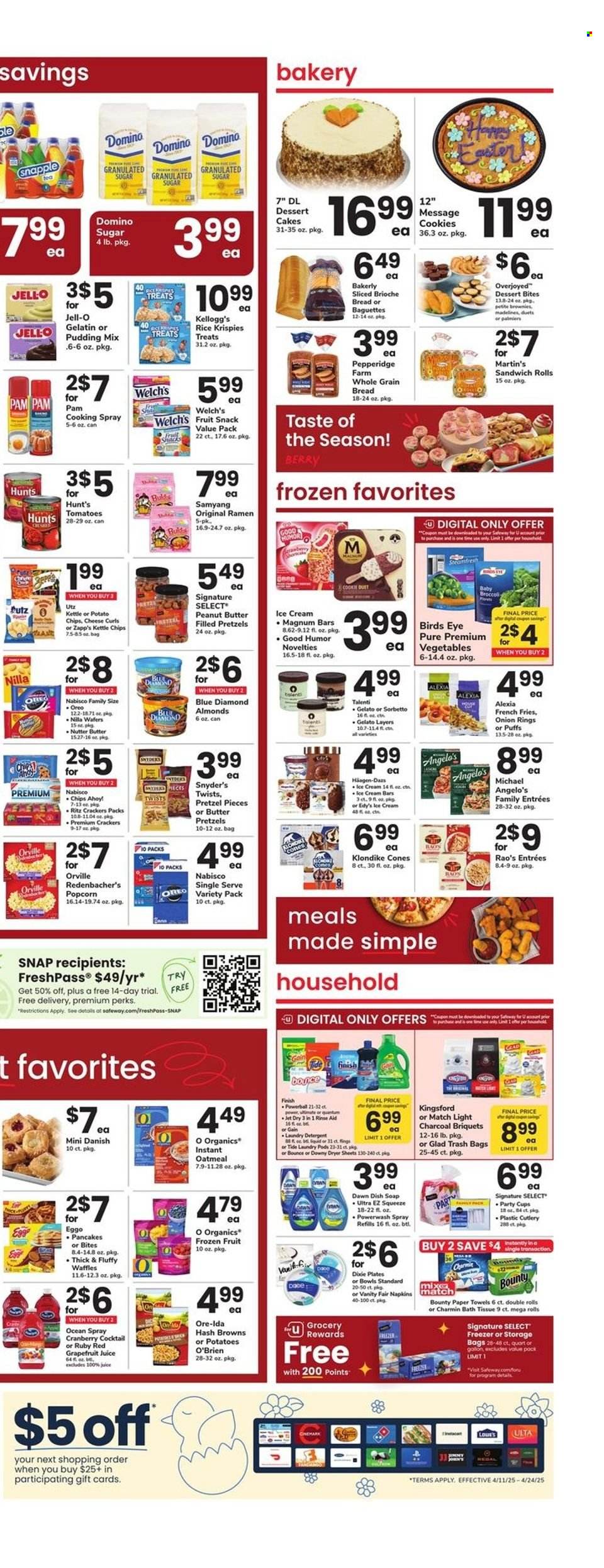 Safeway ad - 04/18/2025 - 04/24/2025. Page 3