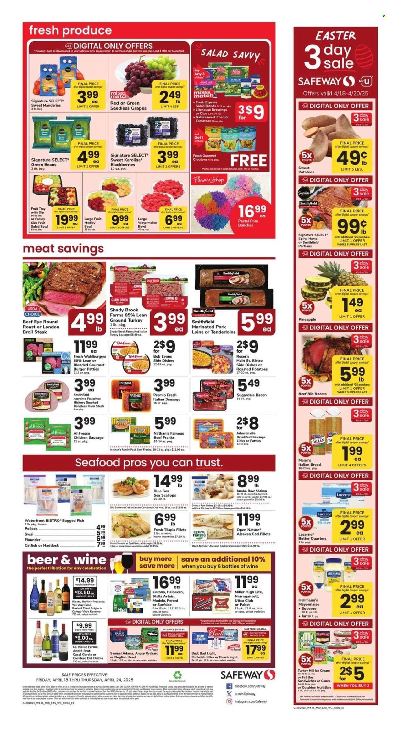 Safeway ad - 04/18/2025 - 04/24/2025. Page 4